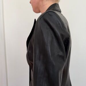 Plein Sud vintage Black Leather Jacket